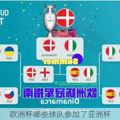欧洲杯哪些球队参加了亚洲杯