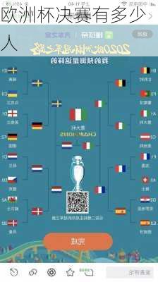 欧洲杯决赛有多少人